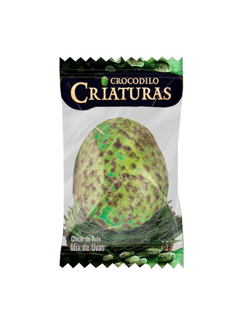 Chiclete Criaturas Crocodilo Halloween Mix de Uvas 300g - Sukest