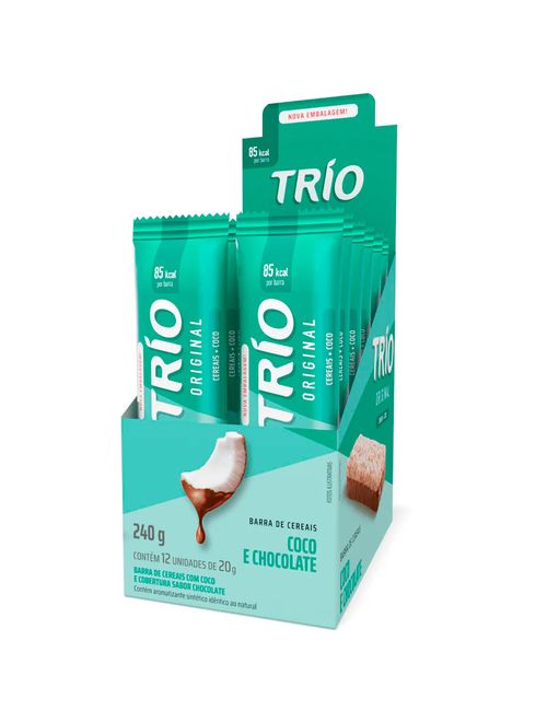 Barra de Cereais Coco Chocolate c/12 - Trio