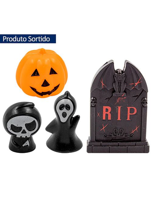 Halloween Enfeite Kit Cemitério Túmulo III c/5 - Cim