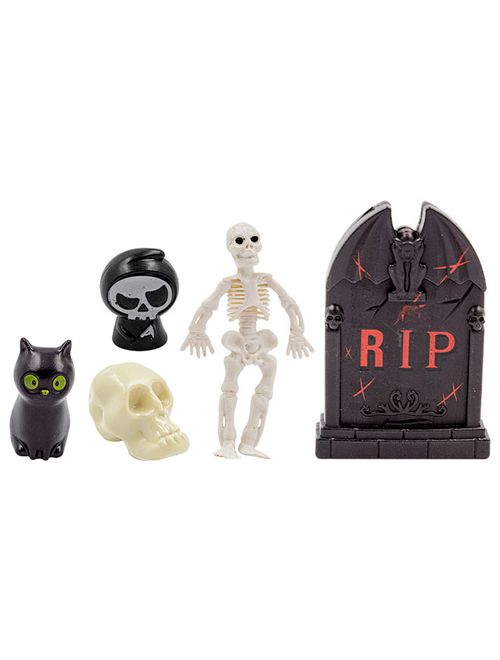 Halloween Enfeite Kit Cemitério Túmulo II c/5 - Cim