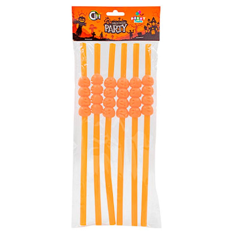Halloween-Canudo-Abobora-30cm-c-6---Cim