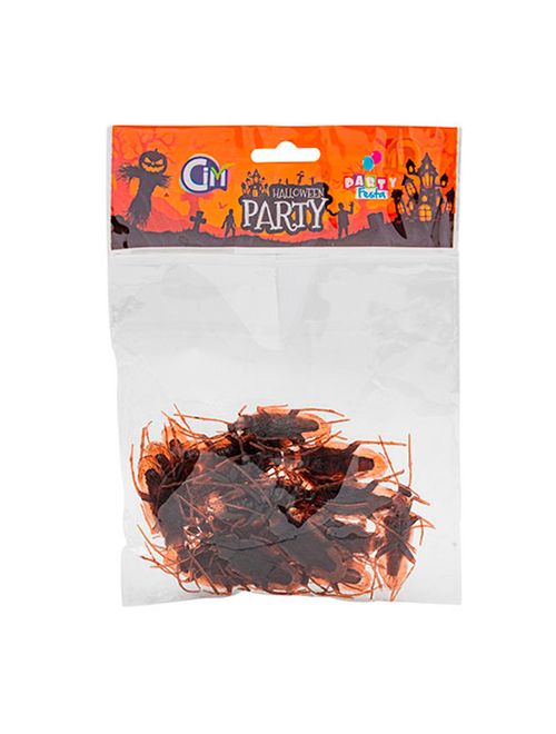 Halloween Enfeite Baratas Decorativas c/24 - Issam
