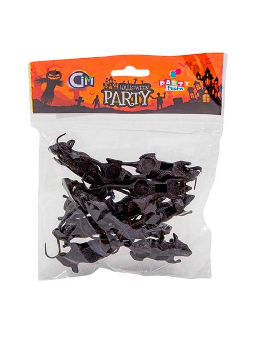 Halloween Enfete Ratos Decorativos c/12 - Issam