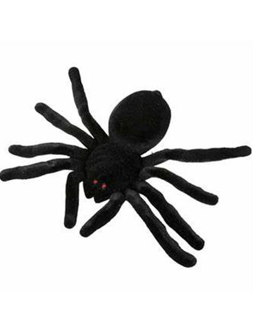 Halloween Enfeite Aranha Veludo Decorativa 20x15cm - Issam