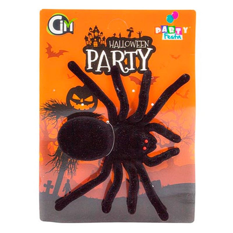 Halloween-Enfeite-Aranha-Veludo-Decorativa-20x15cm---Issam