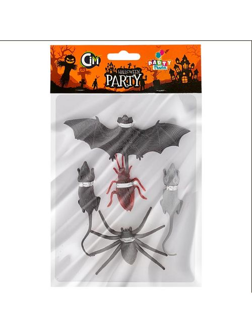 Halloween Enfeite Kit Insetos Decorativos c/5 - Cim