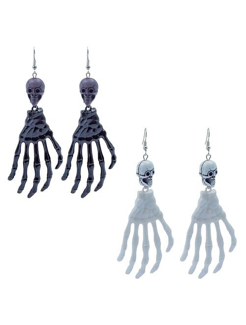 Halloween Fantasia Brinco Mão Esqueleto Sortido - Cim