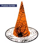 Halloween-Fantasia-Chapeu-de-Bruxa-Teia-de-Aranha-Sortido-Ref.H012---Silver-Festas