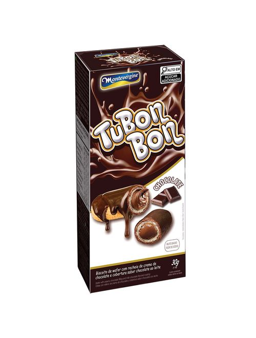Wafer Tubon Bon Chocolate 30g c/24 - Montevérgine