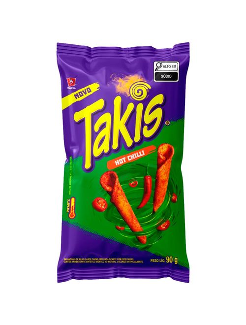 Salgadinho Takis Hot Chilli Picante 90g - Bimbo