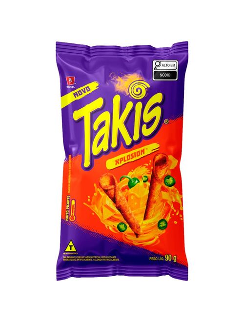 Salgadinho Takis Xplosion Queijo Picante 90g - Bimbo