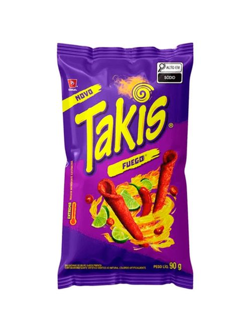 Salgadinho Takis Fuego Pimenta 90g - Bimbo