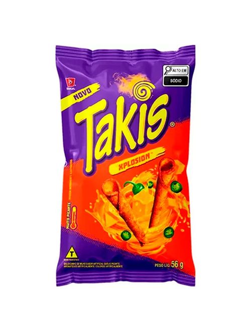 Salgadinho Takis Xplosion Queijo Picante 56g - Bimbo