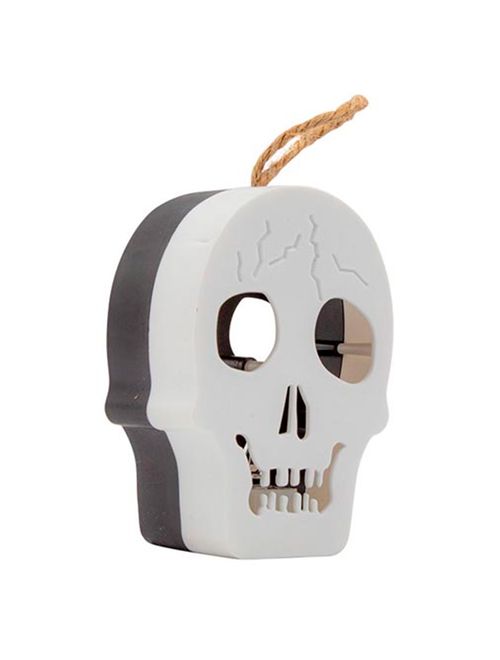 Halloween Enfeite Luminária LED Caveira 9,5cm - Cim