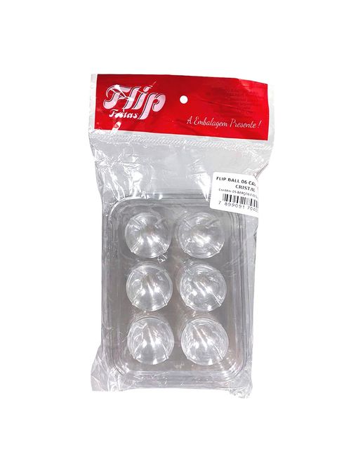 Embalagem para Doces Flipball 6 Cavidades c/5 - Flip Embalagens