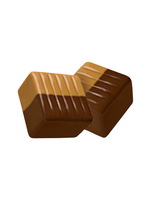 Bala de Caramelo Leite e Chocolate 660g - Embaré