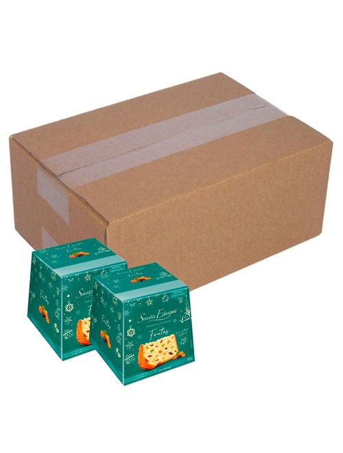 Kit com 12 Mini Panettone Santa Edwiges Frutas 80g - Santa Edwiges