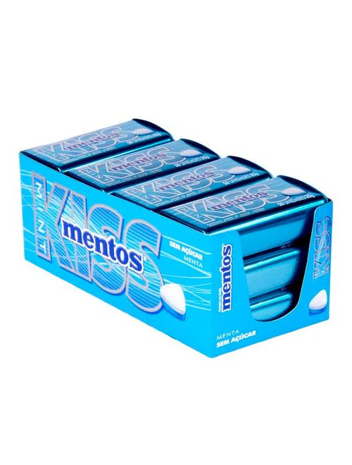 Pastilha Mentos Kiss Menta c/12 - Perfetti