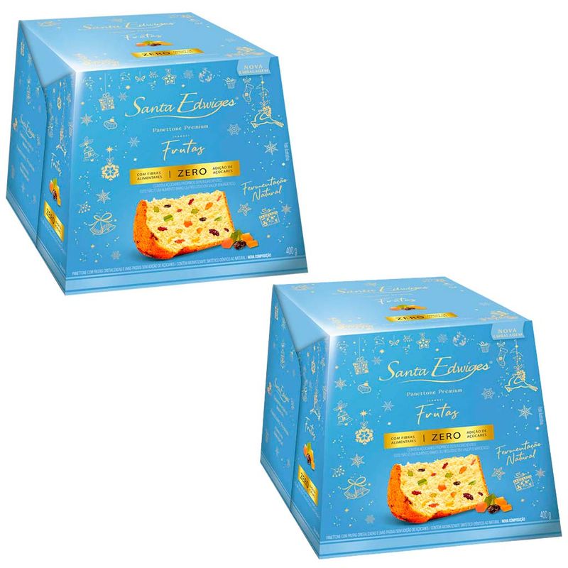 Kit-com-2-Panettone-Zero-Frutas-Cristalizadas-400g---Santa-Edwiges