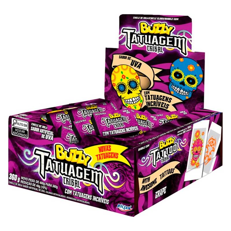 Chiclete-Buzzy-Tatuagem-Tribal-Uva-c-90---Riclan