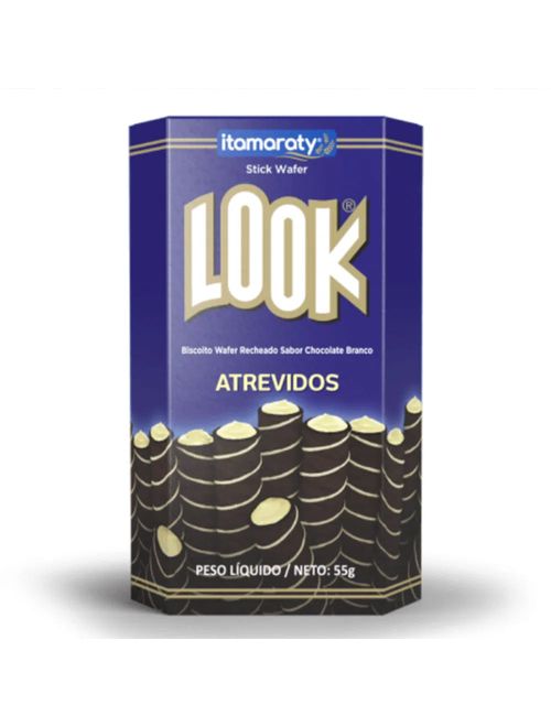 Tubinho de Wafer Look Recheio Atrevidos 55g - Itamaraty