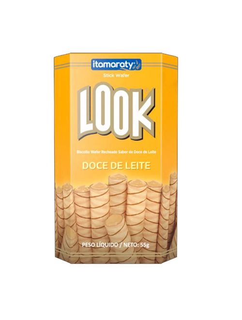 Tubinho de Wafer Look Doce de Leite 55g - Itamaraty