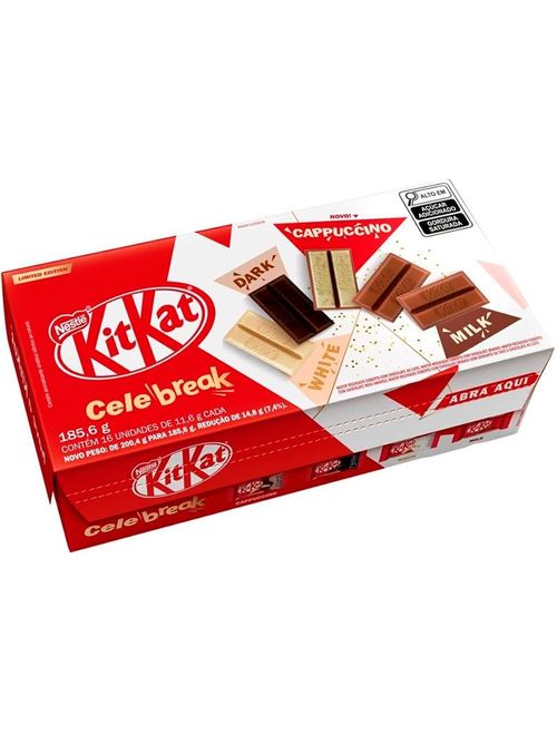 Chocolate Kitkat Celebreak Sortido 185,6g - Nestlé