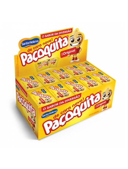 Paçoca Quadrada Embalada Paçoquita c/50 - Santa Helena