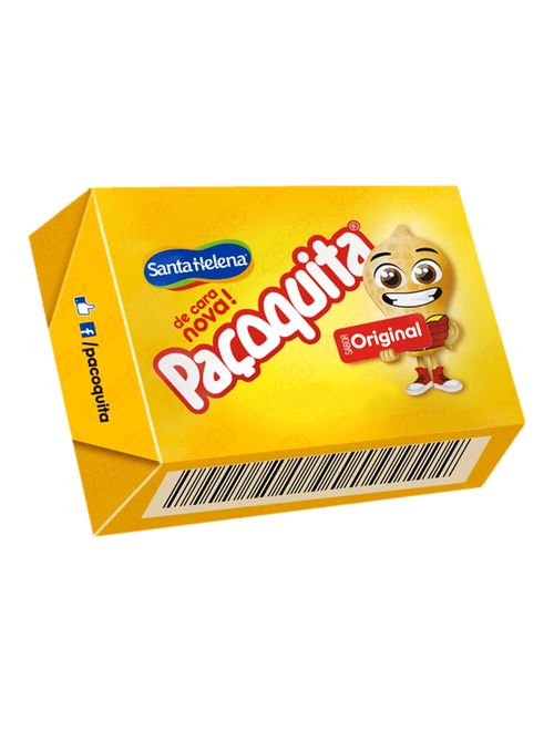 Paçoca Quadrada Embalada Paçoquita Pote c/50 - Santa Helena
