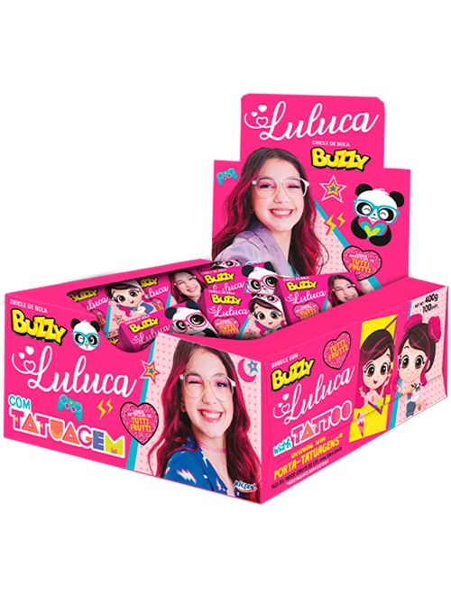 Chiclete Buzzy Luluca Tutti Frutti c/90 - Riclan