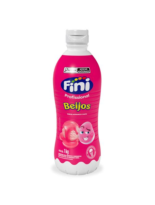 Cobertura para Sorvete Beijos 1kg - Fini