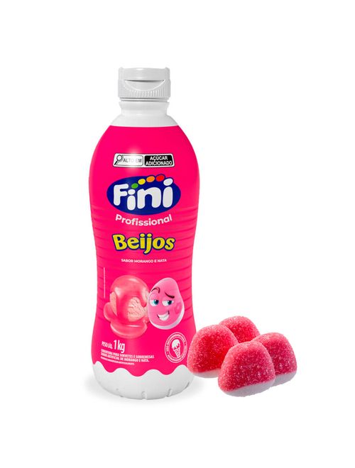 Cobertura para Sorvete Beijos 1kg - Fini
