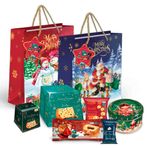 Kit-Natalino-Sacola-Glitter-6-Itens-Vermelho-Azul-103kg---Santa-Edwiges