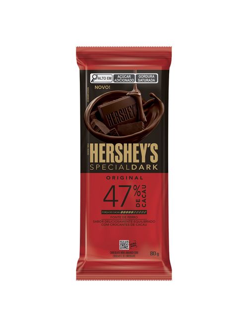 Tablete Chocolate Special Dark Original 47% Cacau 80g - Hersheys
