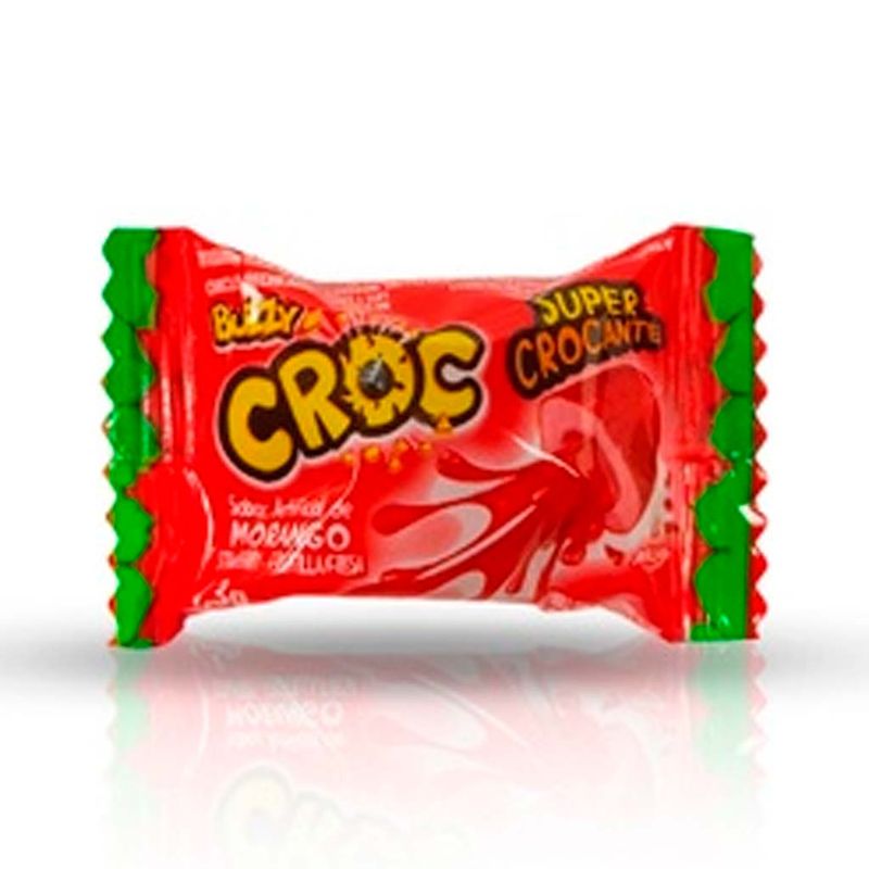 Chiclete-Buzzy-Recheado-Croc-Morango-c-40---Riclan