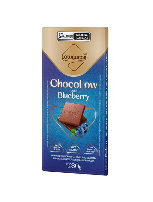 Tablete de Chocolate Chocolow Blueberry Diet 30g - Lowçúcar