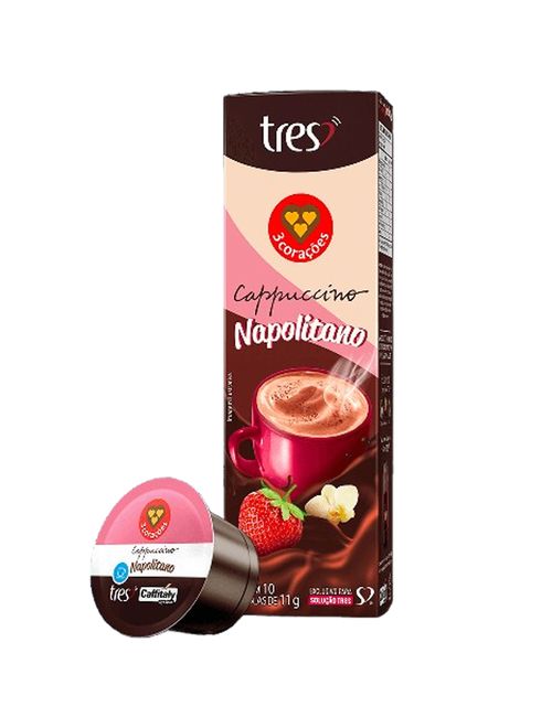 Cápsula Cappuccino Napolitano c/10 - Três Corações