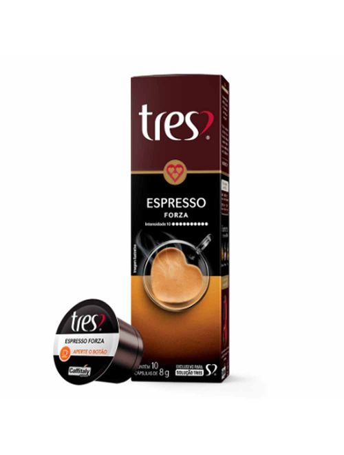 Cápsula Café Espresso Forza c/10 - Três Corações