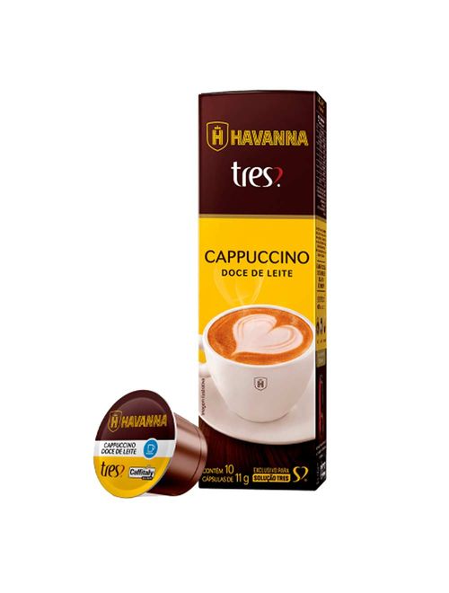 Cápsula Capuccino Doce de Leite Havanna 11g c/10 - Três Corações