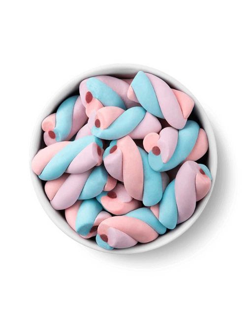 Marshmallow Recheado Twist Color Unicórnio 220g - Docile