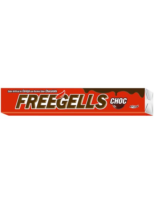 Drops Freegells Chocolate com Cereja c/12 - Riclan