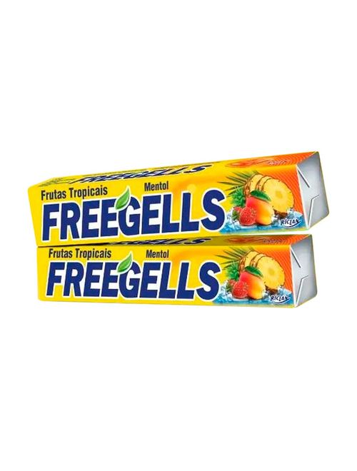 Drops Freegells Frutas Tropicais c/12 - Riclan