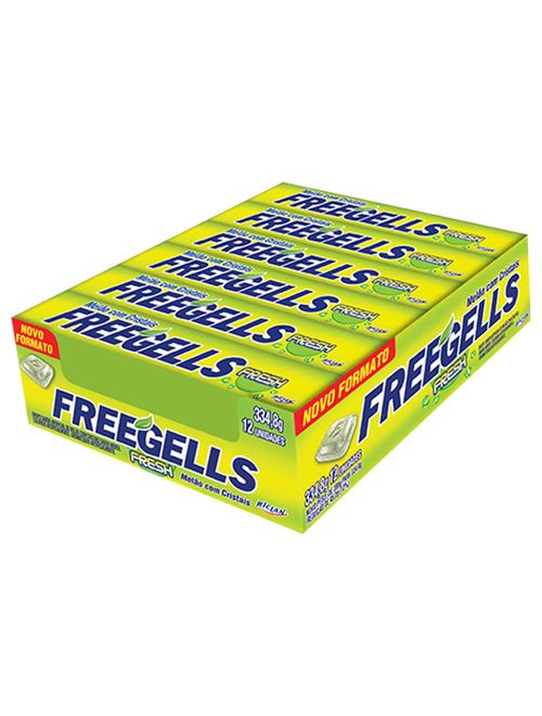 Drops Freegells Fresh Melão c/12 - Riclan