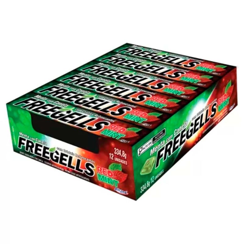Drops-Freegells-Red-Mint-Menta-e-Canela-c-12---Riclan