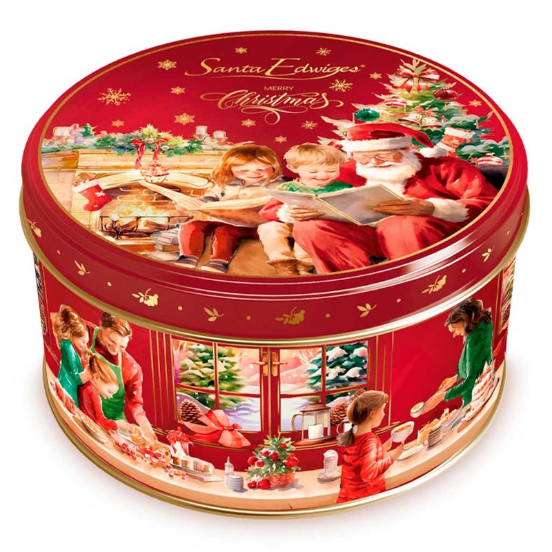 Lata-Colecionavel-Mini-Butter-Cookies-Natal-Sortida-150g-Un---Santa-Edwiges