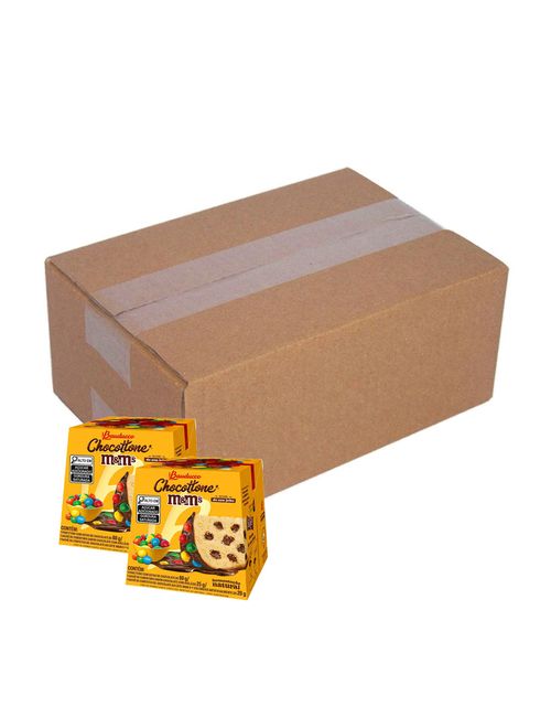 Kit com 6 Mini Chocottone Bauducco M&Ms 80g - Bauducco
