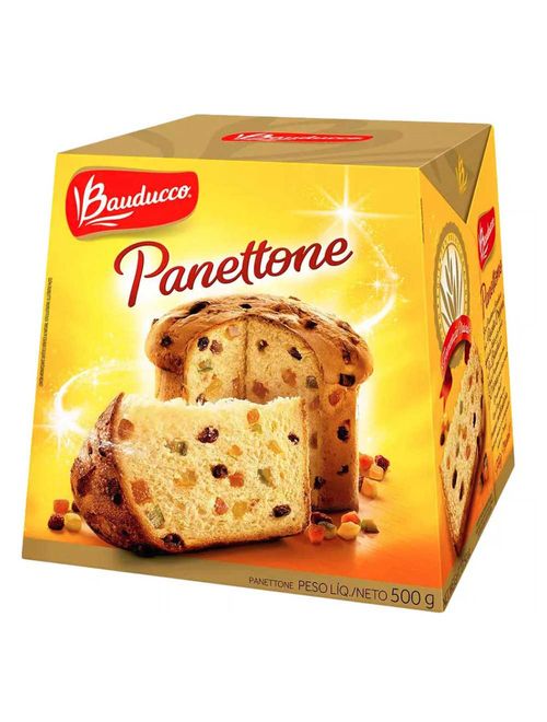 Kit 4 Panettones Fruta 500g - Bauducco
