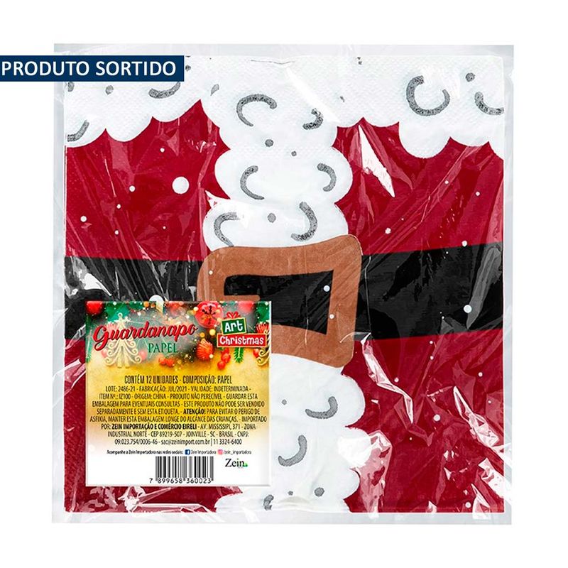 Natal-Guardanapo-33x33cm-c-12-Sortido---Zein