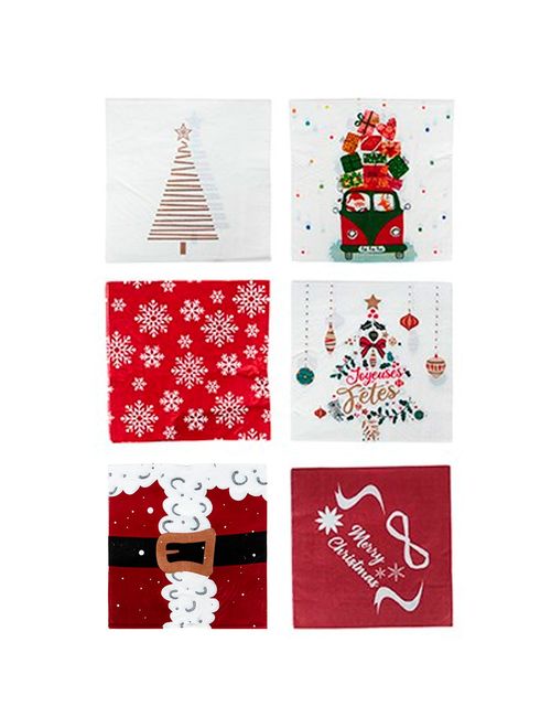 Natal Guardanapo 33x33cm c/12 Sortido - Zein