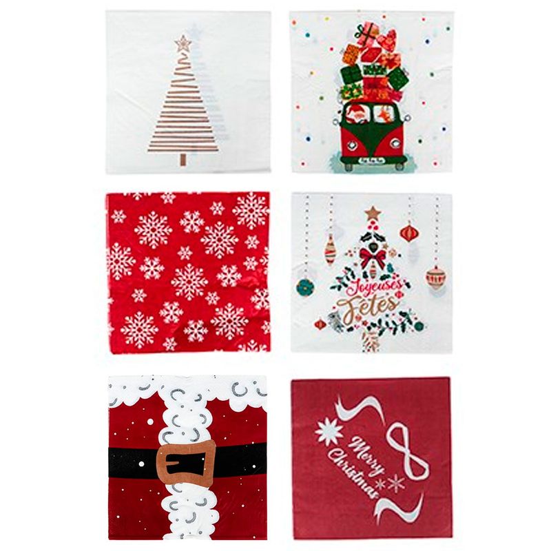 Natal-Guardanapo-33x33cm-c-12-Sortido---Zein